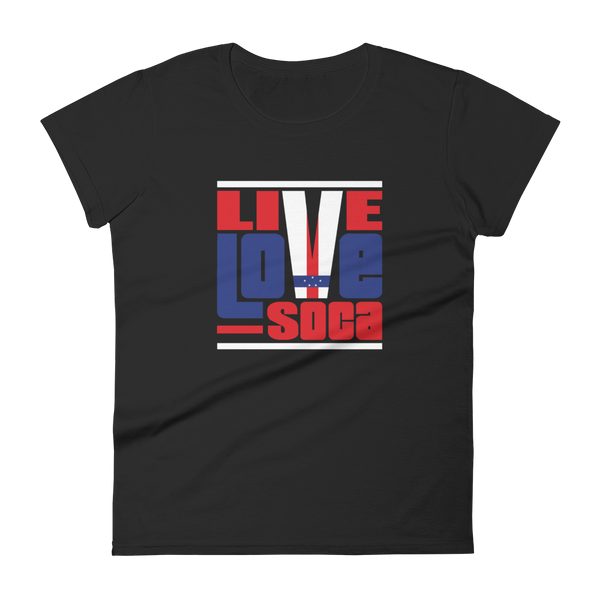 Netherlands Antilles Islands Edition Womens T-Shirt - Live Love Soca Clothing & Accessories