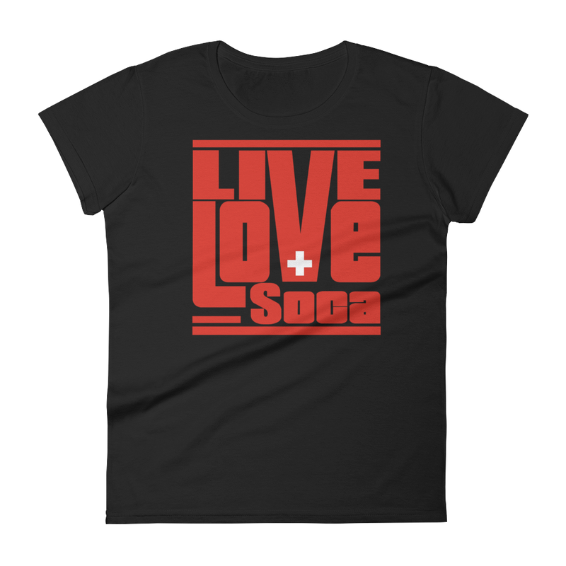 Switzerland Euro Edition Womens T Shirt - Live Love Soca Clothing & Accessories