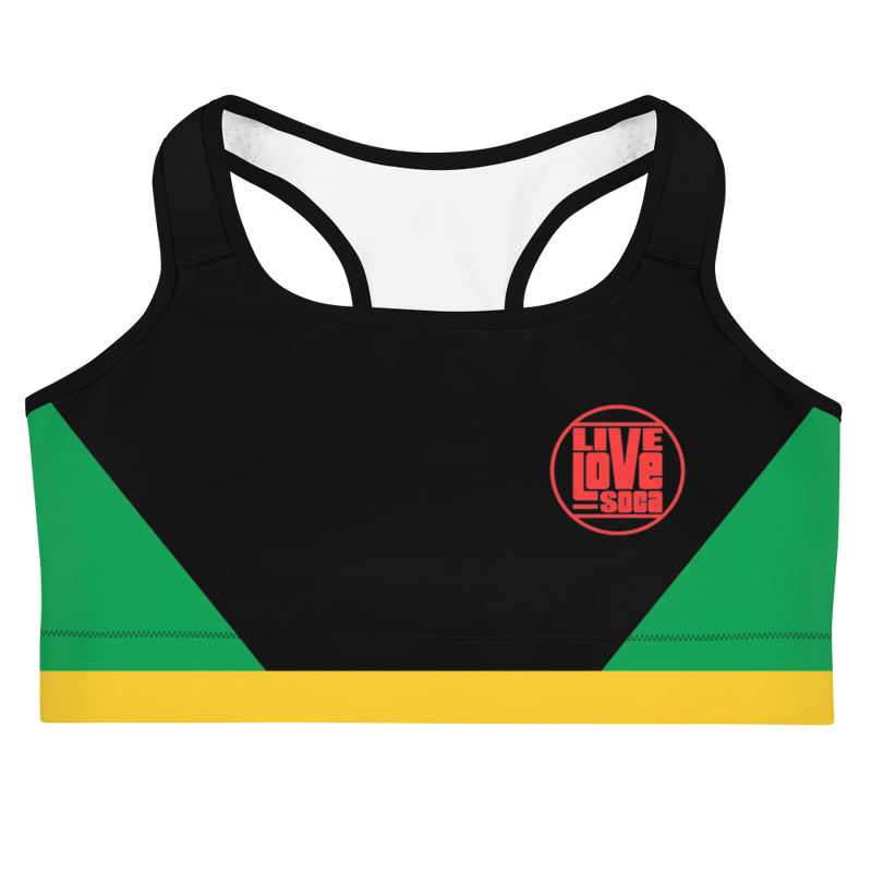 Island Active Guyana Sports Bra - Live Love Soca Clothing & Accessories