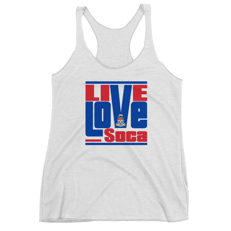 Cayman Islands - Islands Edition Womens Tank Top - Live Love Soca Clothing & Accessories