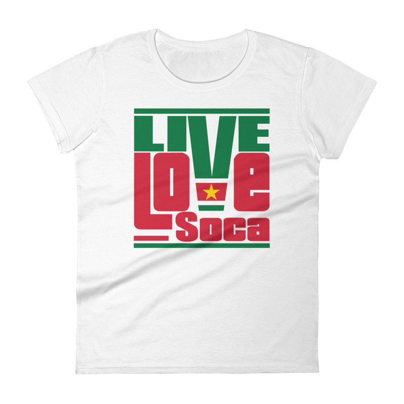 Suriname Islands Edition Womens T-Shirt - Live Love Soca Clothing & Accessories