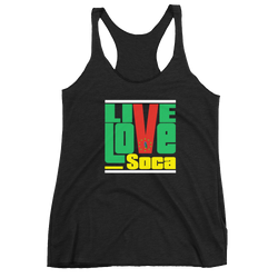 Dominica Islands Edition Womens Black Tank Top - Live Love Soca Clothing & Accessories