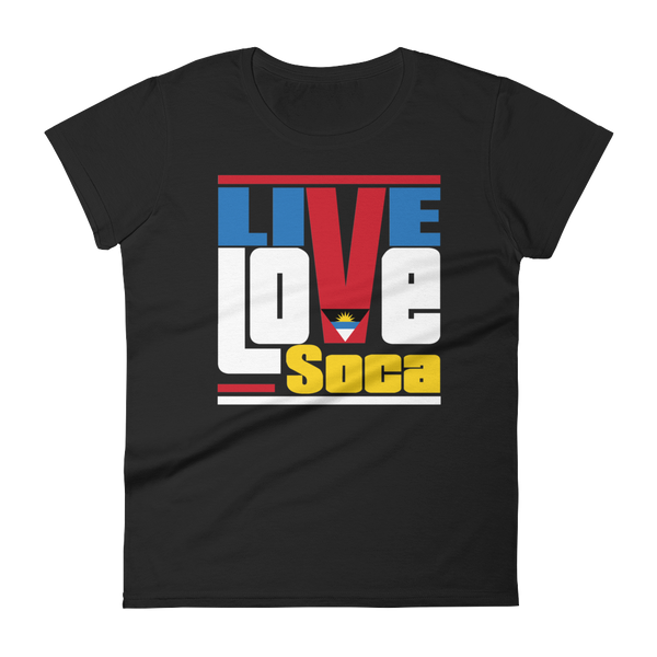 Antigua & Barbuda Islands Edition Womens T-Shirt - Live Love Soca Clothing & Accessories