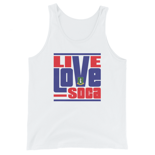British Virgin Islands - Island Edition Mens Tank Top - Live Love Soca Clothing & Accessories