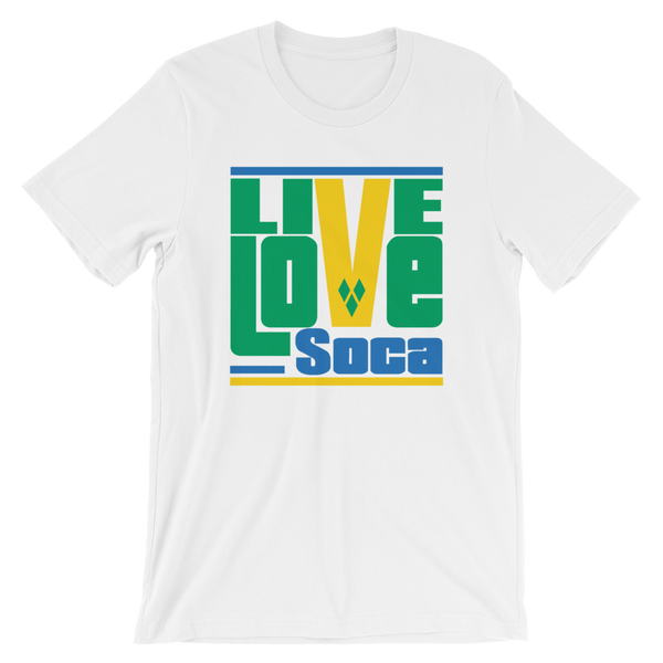 Saint Vincent & The Grenadines Islands Edition Mens T-Shirt - Live Love Soca Clothing & Accessories