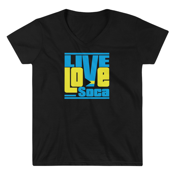 Bahamas Islands Edition Womens V-Neck T-Shirt - Live Love Soca Clothing & Accessories