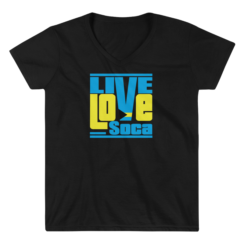 Bahamas Islands Edition Womens V-Neck T-Shirt - Live Love Soca Clothing & Accessories
