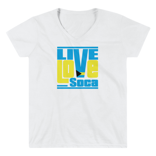 Bahamas Islands Edition Womens V-Neck T-Shirt - Live Love Soca Clothing & Accessories