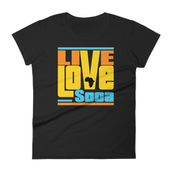 Kente Africa Edition Womens T-Shirt - Live Love Soca Clothing & Accessories