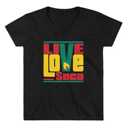 Grenada Islands Edition Womens V-Neck T-Shirt - Live Love Soca Clothing & Accessories