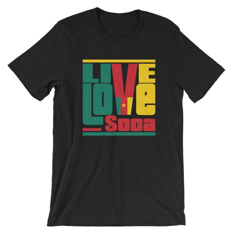 Cameroon Africa Edition Mens T-Shirt - Live Love Soca Clothing & Accessories