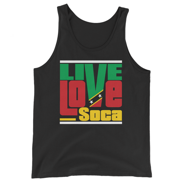 Saint Kitts & Nevis Islands Edition Mens Tank Top - Live Love Soca Clothing & Accessories