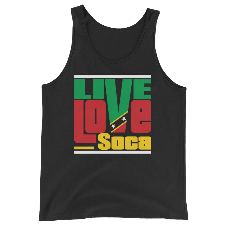 Saint Kitts & Nevis Islands Edition Mens Tank Top - Live Love Soca Clothing & Accessories