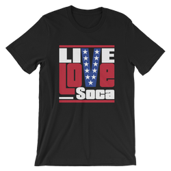 USA Mens T-Shirt - Regular Fit - Live Love Soca Clothing & Accessories