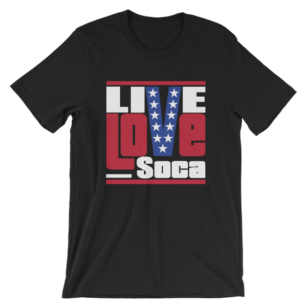 USA Mens T-Shirt - Regular Fit - Live Love Soca Clothing & Accessories