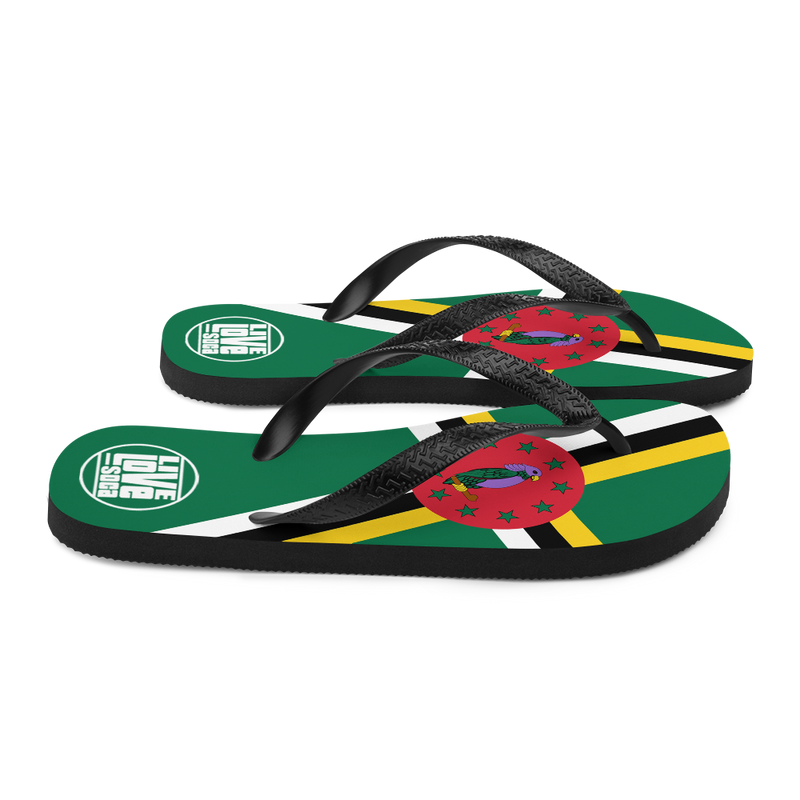 Island Dominica Flip Flops - Live Love Soca Clothing & Accessories