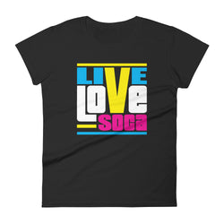 Endless Summer Retro V-Neck Womens T-Shirt - Live Love Soca Clothing & Accessories