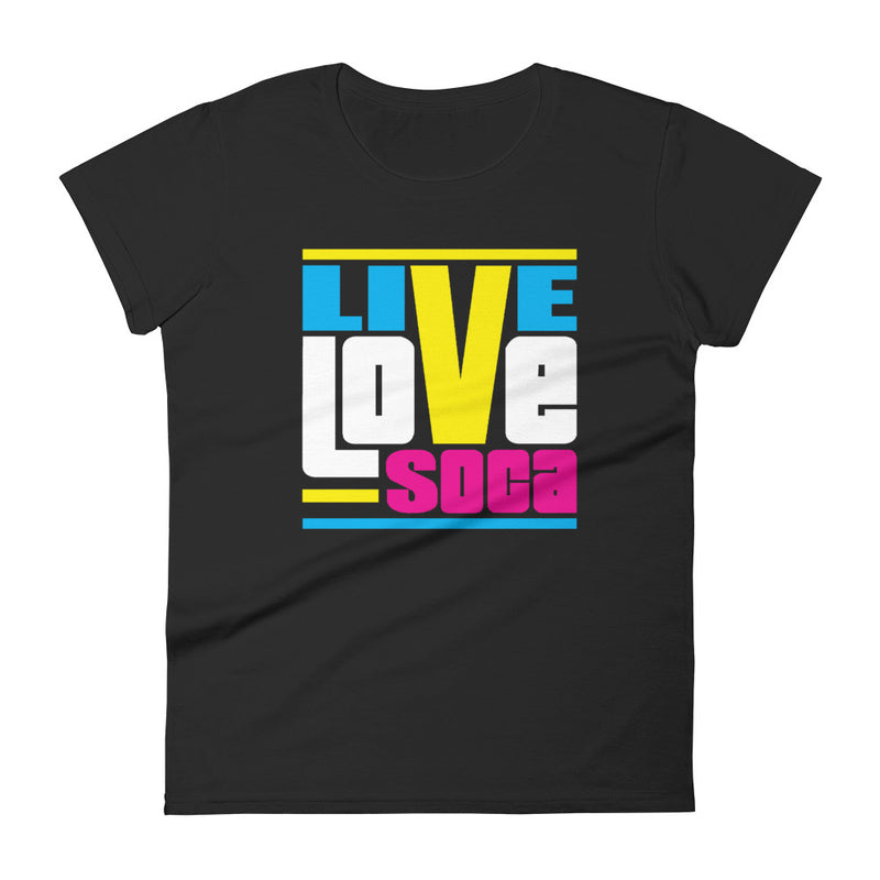 Endless Summer Retro V-Neck Womens T-Shirt - Live Love Soca Clothing & Accessories
