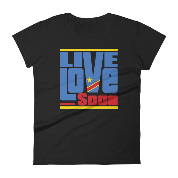 Congo Africa Edition Womens T-Shirt - Live Love Soca Clothing & Accessories