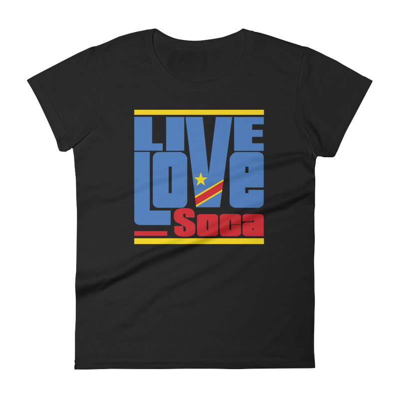 Congo Africa Edition Womens T-Shirt - Live Love Soca Clothing & Accessories