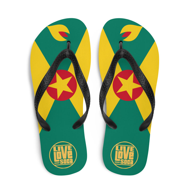 Island Grenada Flip Flops - Live Love Soca Clothing & Accessories