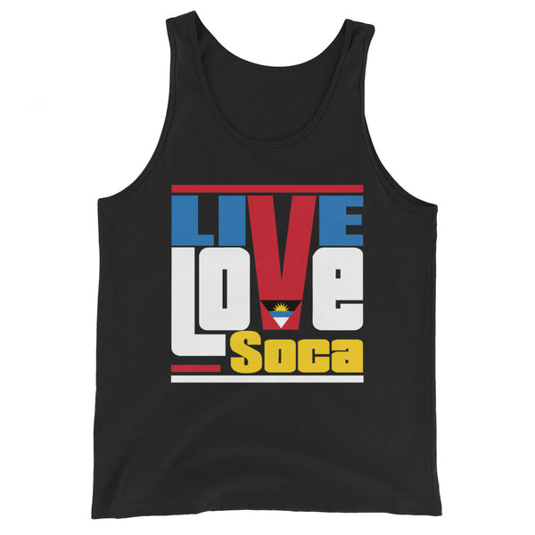 Antigua & Barbuda Islands Edition Mens Tank Top - Live Love Soca Clothing & Accessories