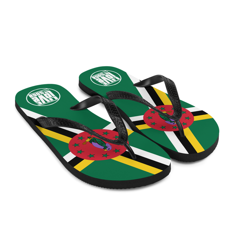 Island Dominica Flip Flops - Live Love Soca Clothing & Accessories