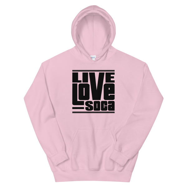 Pink - Black Womens Hoodie - Live Love Soca Clothing & Accessories