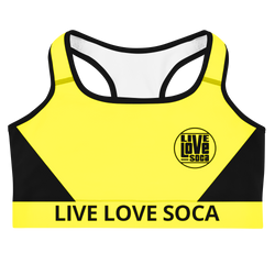 Neon Active Yellow Sports Bra