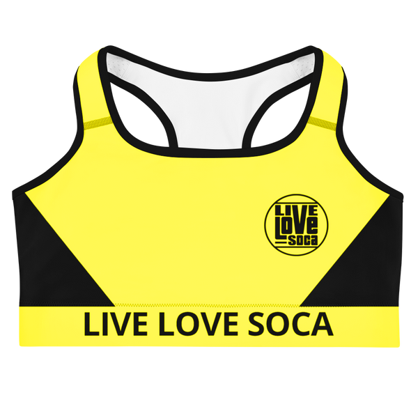 Neon Active Yellow Sports Bra