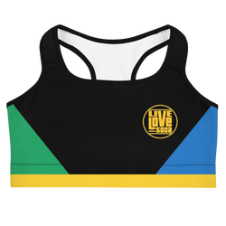 Island Active Saint Vincent & The Grenadines Sports Bra - Live Love Soca Clothing & Accessories