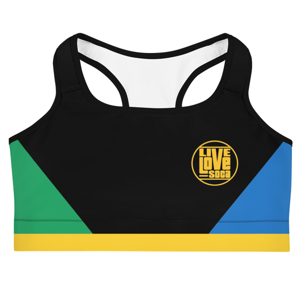 Island Active Saint Vincent & The Grenadines Sports Bra - Live Love Soca Clothing & Accessories