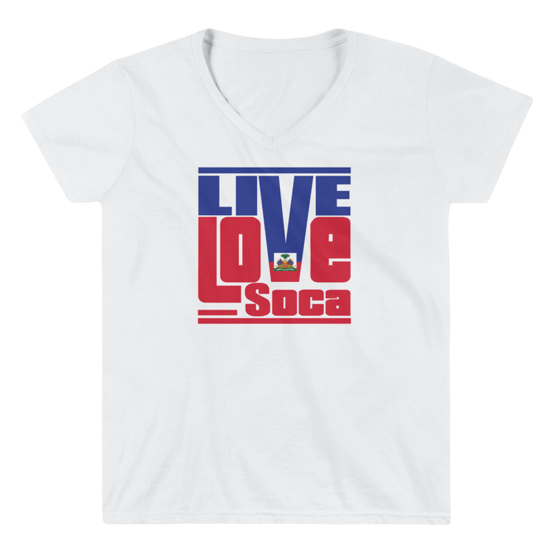 Haiti Islands Edition Womens V-Neck T-Shirt - Live Love Soca Clothing & Accessories