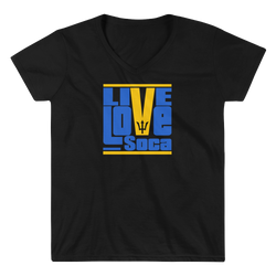 Barbados Islands Edition Womens V-Neck T-Shirt - Live Love Soca Clothing & Accessories