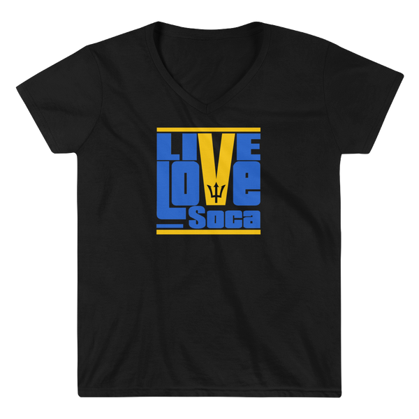 Barbados Islands Edition Womens V-Neck T-Shirt - Live Love Soca Clothing & Accessories