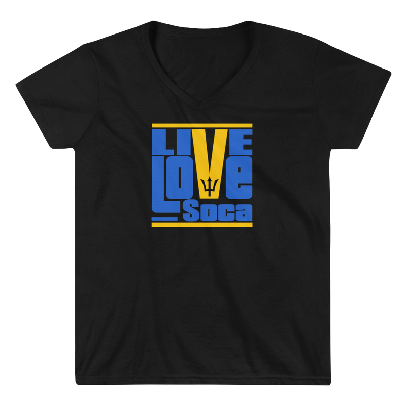 Barbados Islands Edition Womens V-Neck T-Shirt - Live Love Soca Clothing & Accessories