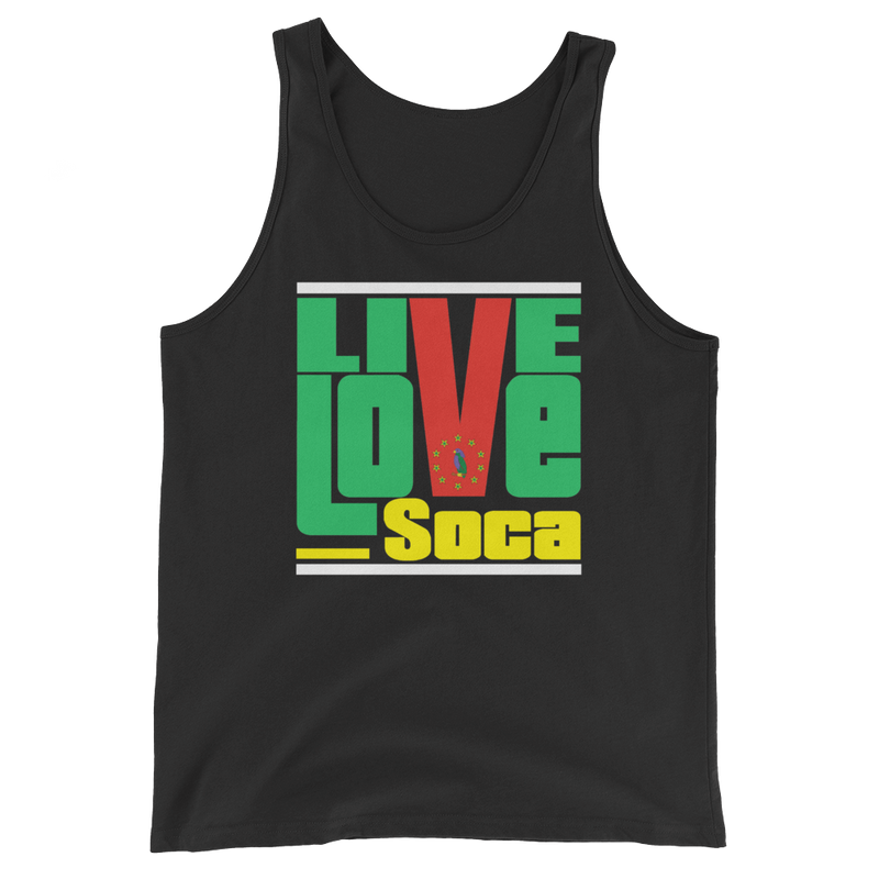 Dominica Islands Edition Mens Tank Top - Live Love Soca Clothing & Accessories