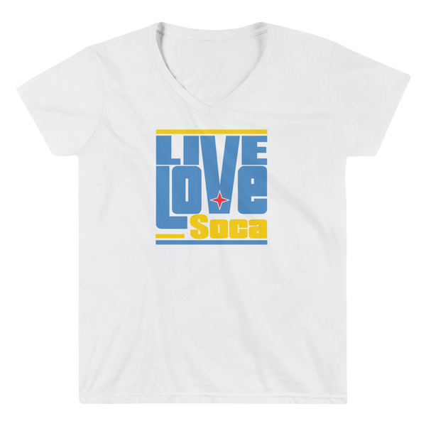 Aruba Islands Edition Womens V-Neck T-Shirt - Live Love Soca Clothing & Accessories