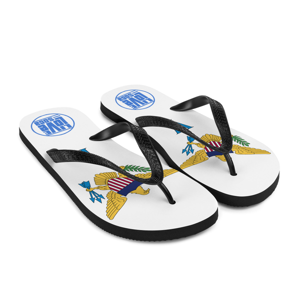 Island Virgin Island Flip Flops - Live Love Soca Clothing & Accessories