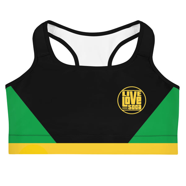 Island Active Jamaica Sports Bra - Live Love Soca Clothing & Accessories