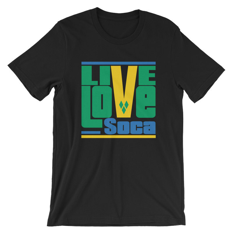 Saint Vincent & The Grenadines Islands Edition Mens T-Shirt - Live Love Soca Clothing & Accessories