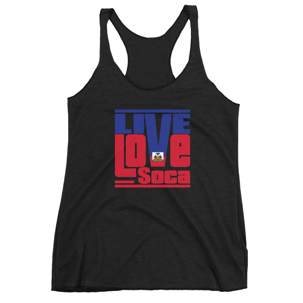 Haiti Islands Edition Black Womens Tank Top - Live Love Soca Clothing & Accessories