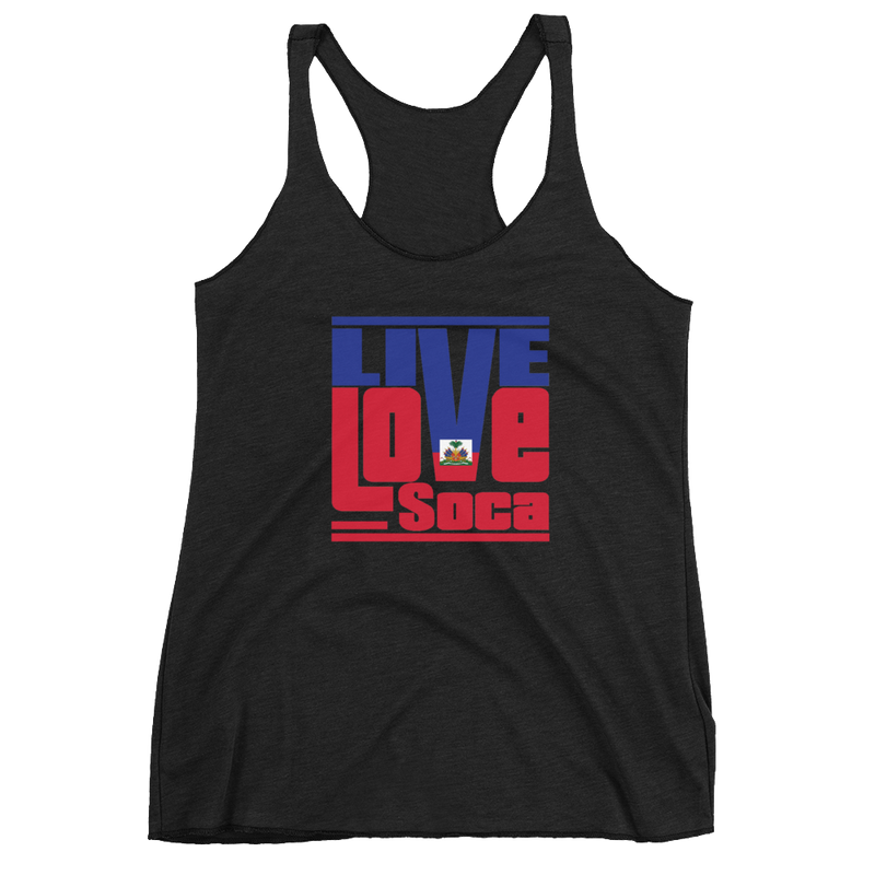 Haiti Islands Edition Black Womens Tank Top - Live Love Soca Clothing & Accessories