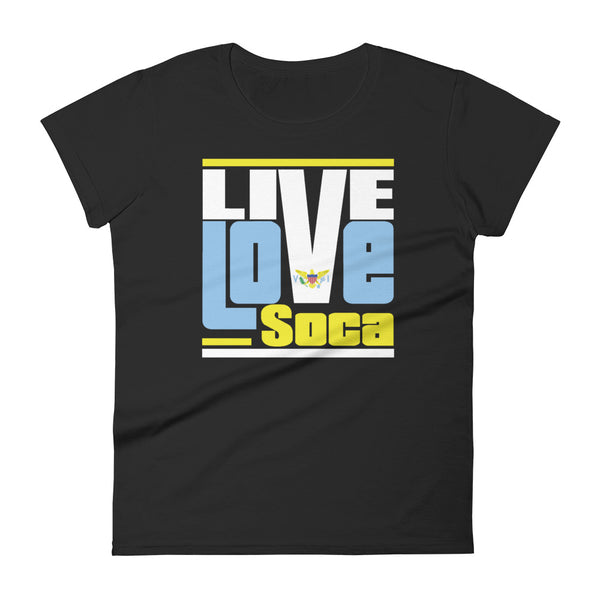 Virgin Islands - Islands Edition Womens T-Shirt - Live Love Soca Clothing & Accessories