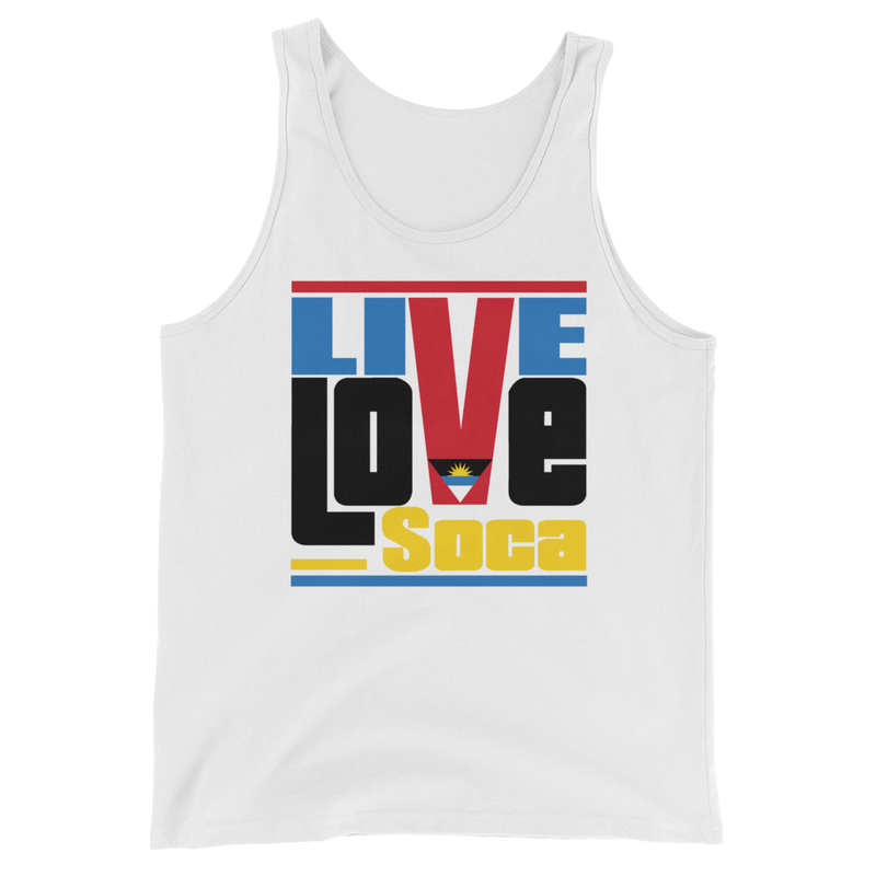 Antigua & Barbuda Islands Edition Mens Tank Top - Live Love Soca Clothing & Accessories