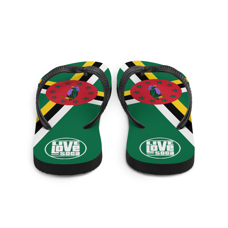 Island Dominica Flip Flops - Live Love Soca Clothing & Accessories