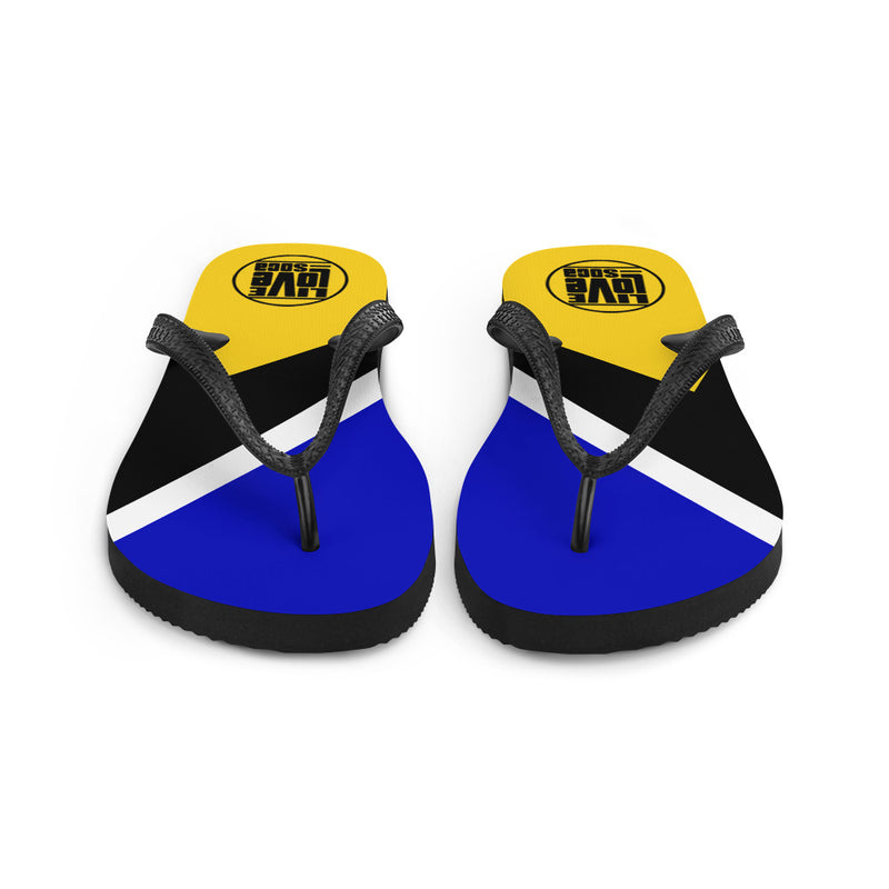 Island Saint Lucia Flip Flops - Live Love Soca Clothing & Accessories