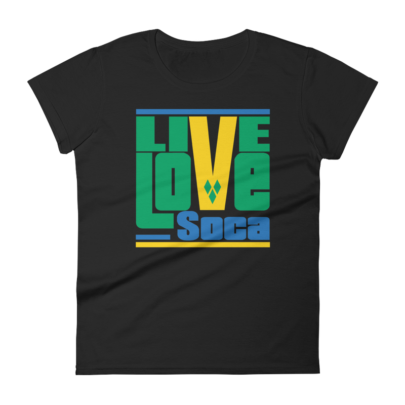 Saint Vincent & The Grenadines Islands Edition Womens T-Shirt - Live Love Soca Clothing & Accessories