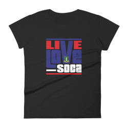 British Virgin Islands - Island Edition Womens T-Shirt - Live Love Soca Clothing & Accessories