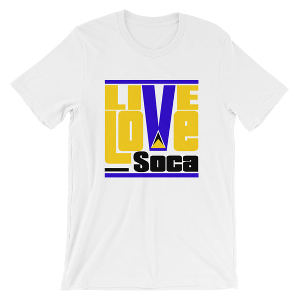 Saint Lucia Islands Edition Mens T-Shirt - Live Love Soca Clothing & Accessories